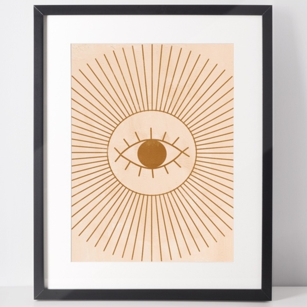 Wall Art Bohemian Celestial Print Poster Illustration Unframed - Picture 1 of 6